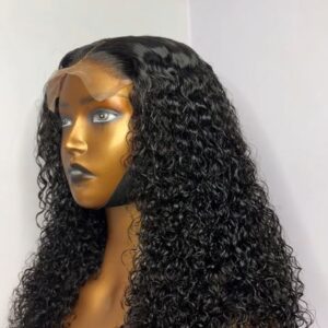 Super double drawn pixie curls 5 by5 closure